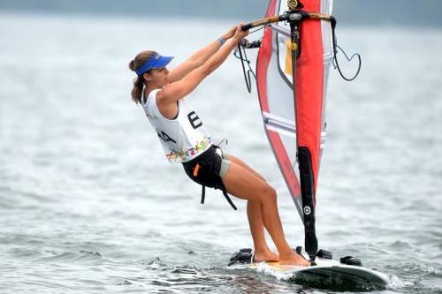 A brasileira Patricia Dacosta Freitas durante a regata / Foto: Bruno Miani / Inovafoto / Bradesco